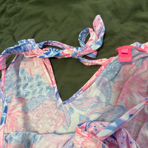 EUC Lilly Pulitzer swing dress I think print is snappy turtle 🐢 🩷 - Picture 5 of 6